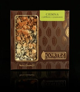 Czekolada ciemna 60% z jabłkami i cynamonem 85g