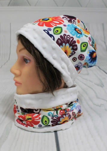 czapka_dziecieca_w_wzor_lowicki_ minky_biala.jpg
 Zdjęcie poglądowe