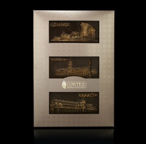 Czekolady ciemne "Miasta Polskie" - zestaw