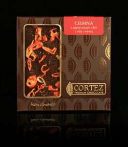 Czekolada ciemna 60% z papryczkami chili i solą morską 85g